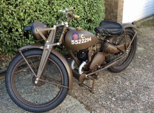 Mainly BSA Specialising in British Military motorcycles and bicycles